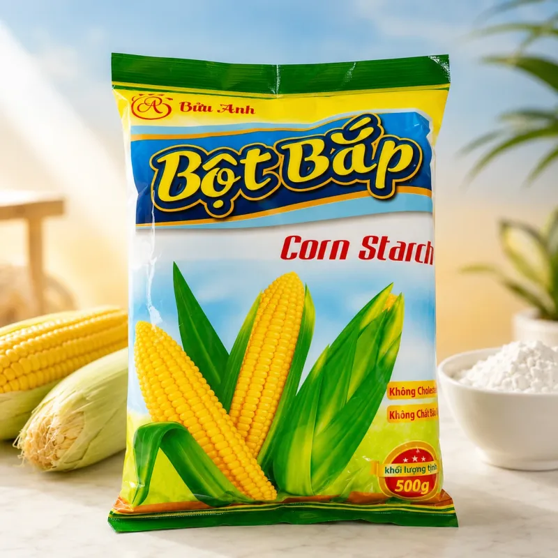 Gói bột bắp Bửu Anh 500g, corn starch
