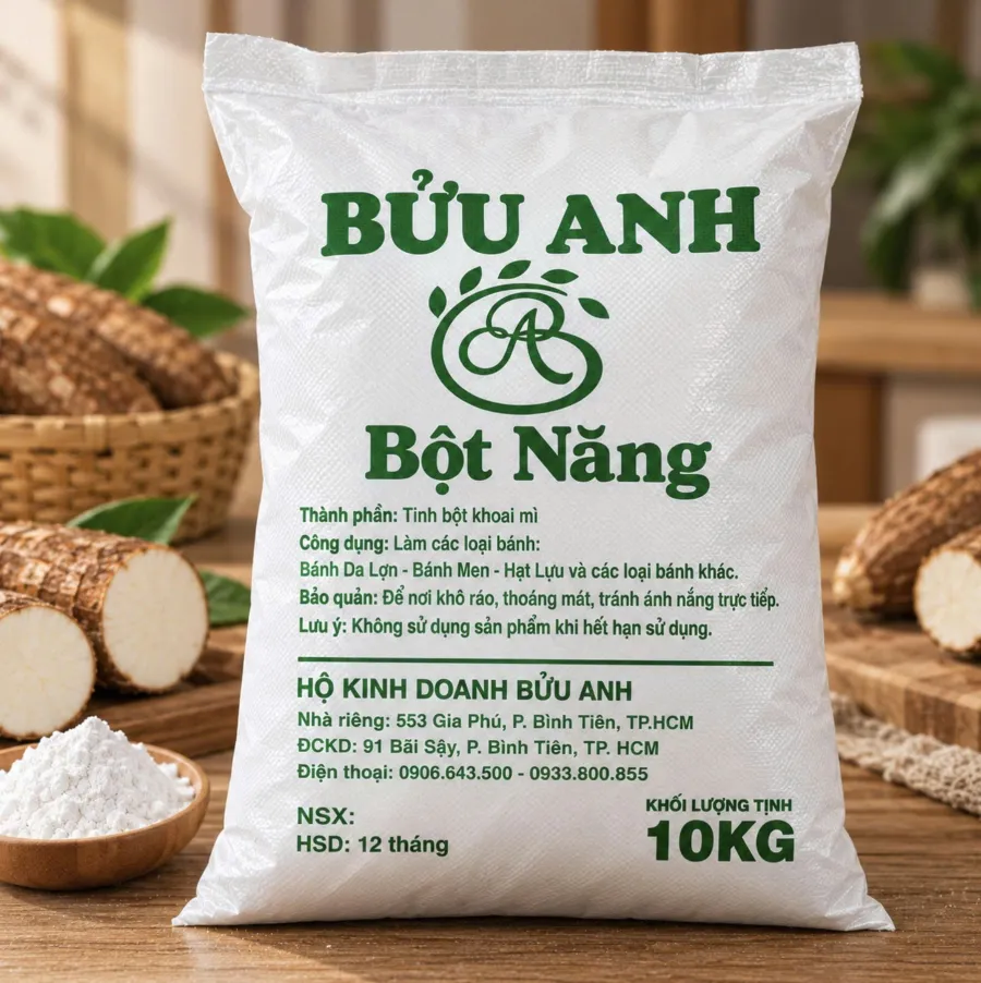 Bao bột năng Bửu Anh 10kg
